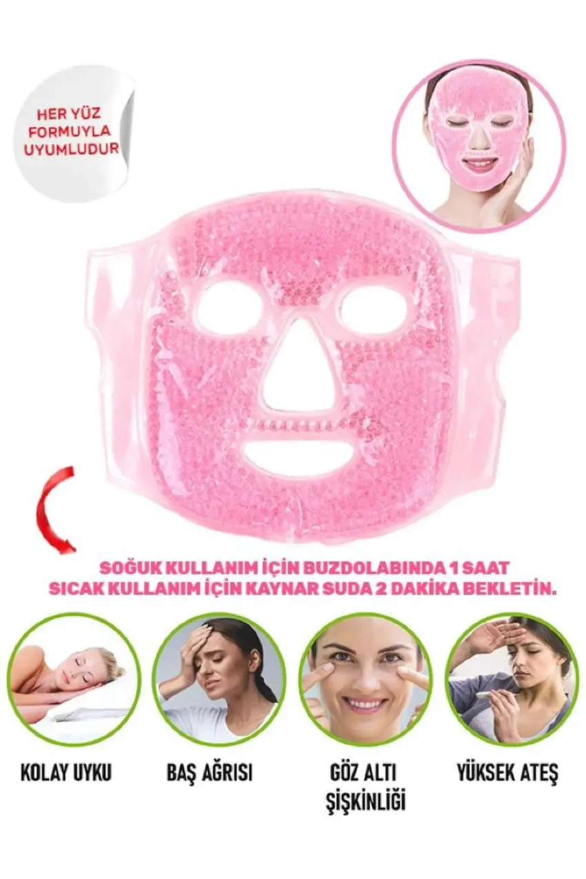 ماسک صورت ژل قابل تنظیم، مناسب برای استفاده گرم و سرد