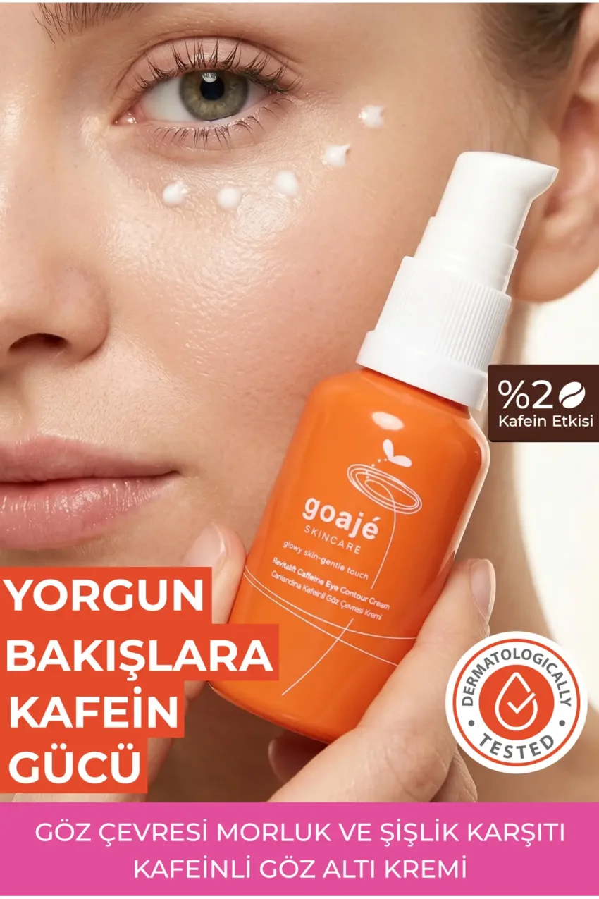 کرم دور چشم کافئین‌دار گوآژه ۳۰ میلی‌لیتر، ضد تیرگی و پف دور چشم