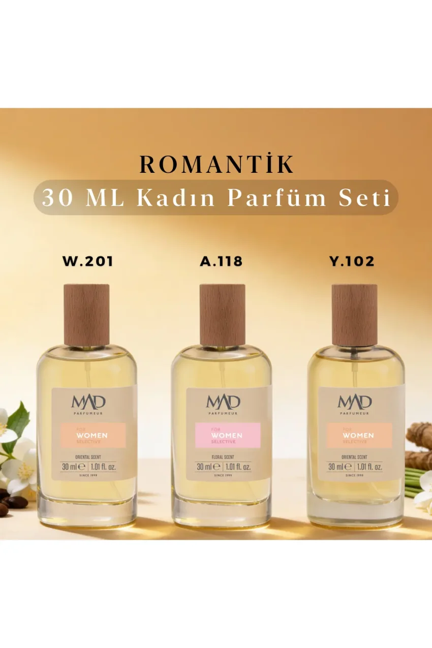 ست عطر زنانه ماد رمانتیک سلیکتیو – ۳۰ میلی لیتر سه‌تایی